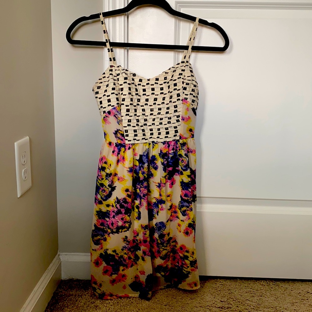 Floral mini dress